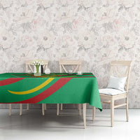Mauritania Independence Day Tablecloth Coat Of Arms With Map - Wonder Print Shop