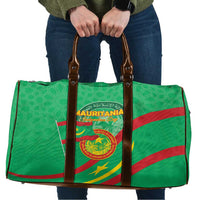 Mauritania Independence Day Travel Bag Coat Of Arms With Map - Wonder Print Shop