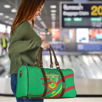 Mauritania Independence Day Travel Bag Coat Of Arms With Map - Wonder Print Shop