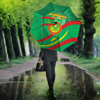 Mauritania Independence Day Umbrella Coat Of Arms With Map - Wonder Print Shop