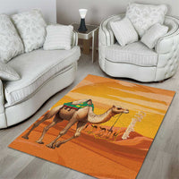Mauritania Sahara Area Rug Camel With Map - Wonder Print Shop