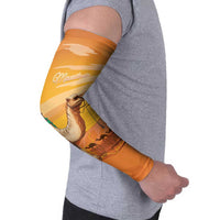 Mauritania Sahara Arm Sleeves Camel With Map - Wonder Print Shop