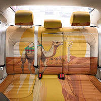 Mauritania Sahara Back Car Seat Cover Camel With Map - Wonder Print Shop