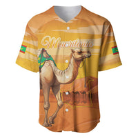 Personalized Mauritania Sahara Baseball Jersey Camel With Map - Wonder Print Shop