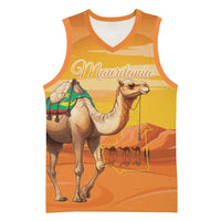 Personalized Mauritania Sahara Basketball Jersey Camel With Map - Wonder Print Shop