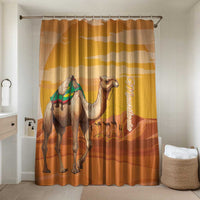 Mauritania Sahara Bathroom Set Camel With Map - Wonder Print Shop