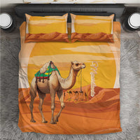Mauritania Sahara Bedding Set Camel With Map - Wonder Print Shop