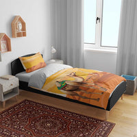 Mauritania Sahara Bedding Set Camel With Map - Wonder Print Shop