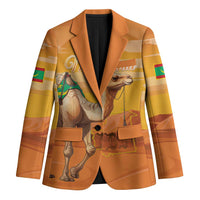 Personalized Mauritania Sahara Blazer Camel With Map - Wonder Print Shop