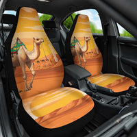 Mauritania Sahara Car Seat Cover Camel With Map - Wonder Print Shop