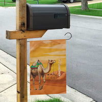 Mauritania Sahara Garden Flag Camel With Map - Wonder Print Shop