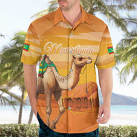 Personalized Mauritania Sahara Hawaiian Shirt Camel With Map - Wonder Print Shop