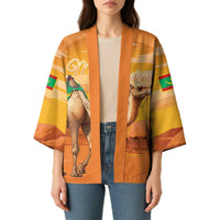 Personalized Mauritania Sahara Kimono Camel With Map - Wonder Print Shop