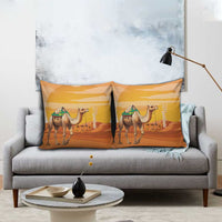 Mauritania Sahara Pillow Cover Camel With Map - Wonder Print Shop