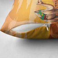 Mauritania Sahara Pillow Cover Camel With Map - Wonder Print Shop