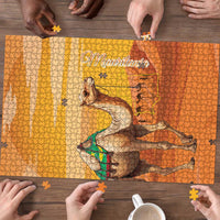 Mauritania Sahara Puzzle Camel With Map - Wonder Print Shop