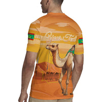 Personalized Mauritania Sahara Rugby Jersey Camel With Map - Wonder Print Shop