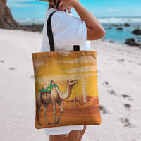 Mauritania Sahara Tote Bag Camel With Map - Wonder Print Shop