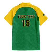 Custom Dominica Football Family Matching Mermaid Dress and Hawaiian Shirt Sisserou Parrot Green Color - Wonder Print Shop