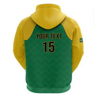 Custom Dominica Football Hoodie Sisserou Parrot Green Color - Wonder Print Shop