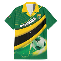 Personalised Dominica Football Family Matching Mermaid Dress and Hawaiian Shirt Sporty Style - Wonder Print Shop