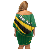 Personalised Dominica Football Family Matching Off Shoulder Short Dress and Hawaiian Shirt Sporty Style - Wonder Print Shop