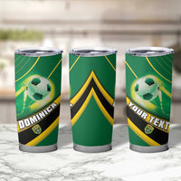 Personalised Dominica Football Tumbler Cup Sporty Style - Wonder Print Shop