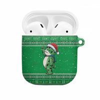 Funny Christmas Portland Frog Protest AirPods Case Merry Frog-mas - Wonder Print Shop