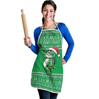 Funny Christmas Portland Frog Protest Apron Merry Frog-mas - Wonder Print Shop