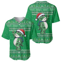 Funny Christmas Portland Frog Protest Baseball Jersey Merry Frog-mas - Wonder Print Shop