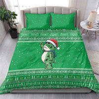 Funny Christmas Portland Frog Protest Bedding Set Merry Frog-mas - Wonder Print Shop