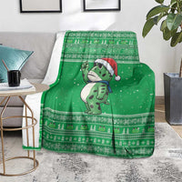 Funny Christmas Portland Frog Protest Blanket Merry Frog-mas - Wonder Print Shop