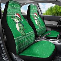 Funny Christmas Portland Frog Protest Car Seat Cover Merry Frog-mas - Wonder Print Shop