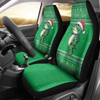 Funny Christmas Portland Frog Protest Car Seat Cover Merry Frog-mas - Wonder Print Shop