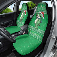 Funny Christmas Portland Frog Protest Car Seat Cover Merry Frog-mas - Wonder Print Shop