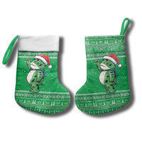 Funny Christmas Portland Frog Protest Christmas Stocking Merry Frog-mas - Wonder Print Shop