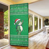 Funny Christmas Portland Frog Protest Door Cover Merry Frog-mas - Wonder Print Shop
