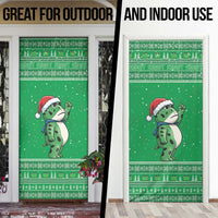 Funny Christmas Portland Frog Protest Door Cover Merry Frog-mas - Wonder Print Shop