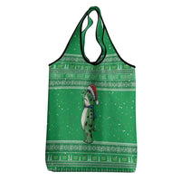 Funny Christmas Portland Frog Protest Grocery Bag Merry Frog-mas - Wonder Print Shop