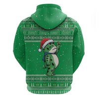 Funny Christmas Portland Frog Protest Hoodie Merry Frog-mas - Wonder Print Shop