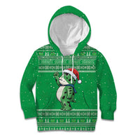 Funny Christmas Portland Frog Protest Kid Hoodie Merry Frog-mas - Wonder Print Shop