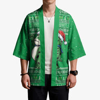 Funny Christmas Portland Frog Protest Kimono Merry Frog-mas - Wonder Print Shop