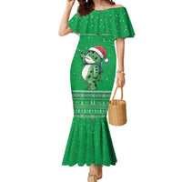 Funny Christmas Portland Frog Protest Mermaid Dress Merry Frog-mas - Wonder Print Shop