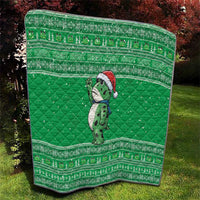 Funny Christmas Portland Frog Protest Quilt Merry Frog-mas - Wonder Print Shop