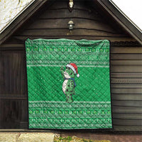 Funny Christmas Portland Frog Protest Quilt Merry Frog-mas - Wonder Print Shop