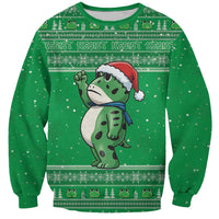 Funny Christmas Portland Frog Protest Sweatshirt Merry Frog-mas - Wonder Print Shop