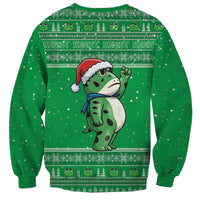 Funny Christmas Portland Frog Protest Sweatshirt Merry Frog-mas - Wonder Print Shop