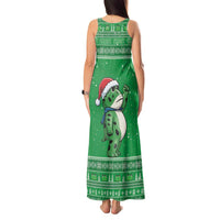 Funny Christmas Portland Frog Protest Tank Maxi Dress Merry Frog-mas - Wonder Print Shop