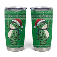 Funny Christmas Portland Frog Protest Tumbler Cup Merry Frog-mas - Wonder Print Shop