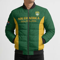 South Africa Hockey Custom Bomber Puffer Jacket Go Ama Stokke Stokke Go - Wonder Print Shop